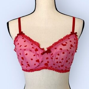 Sugar Thrillz Heart Lace Bra